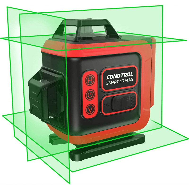 Smart 4D Plus – 4×360° Kreuzlinienlaser mit Metallköpfen & großem Lieferumfang