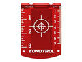 CONDTROL magnetic target plate for red cross-line lasers