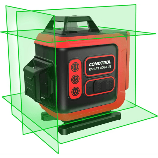 Smart 4D Plus – 4×360° Kreuzlinienlaser mit Metallköpfen & großem Lieferumfang