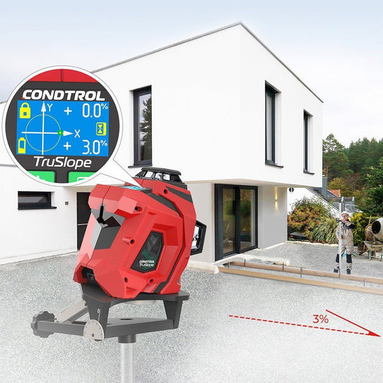 Laser-Nivelliergeräte von CONDTROL: Kreuzlinienlaser & Rotationslaser – der komplette Ratgeber