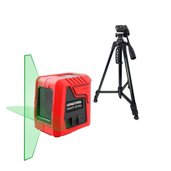 Kreuzlinienlaser-Bundle CONDTROL Smart 2D Plus + Stativ H140