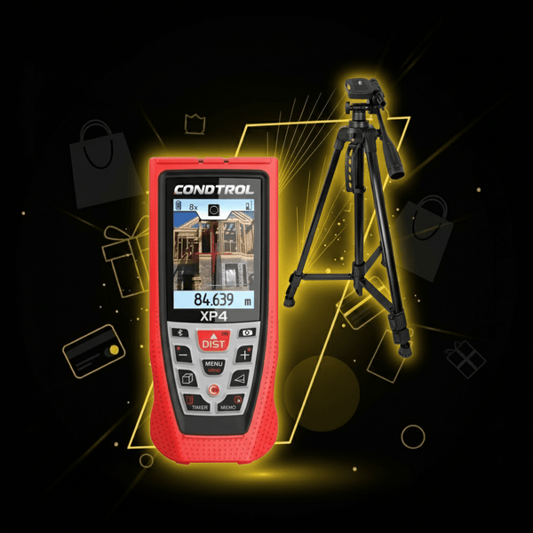 Entfernungsmesser-Bundle CONDTROL XP4 + Stativ H140