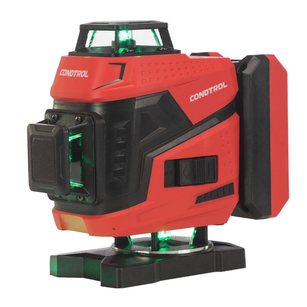 Kreuzlinienlaser-Bundle CONDTROL Fliesen 4D + Pillar – 4×360° Kreuzlinienlaser-Set