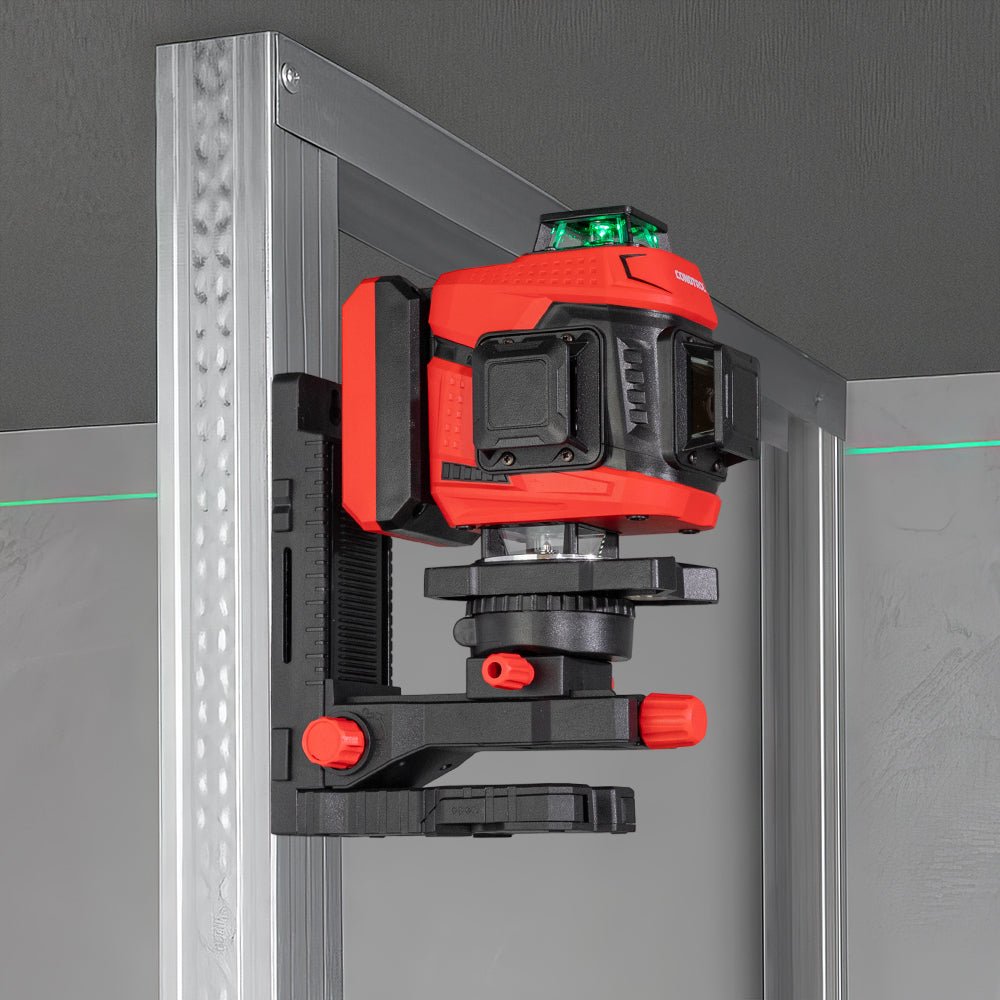 Kreuzlinienlaser-Bundle CONDTROL Fliesen 4D + Pillar – 4×360° Kreuzlinienlaser-Set