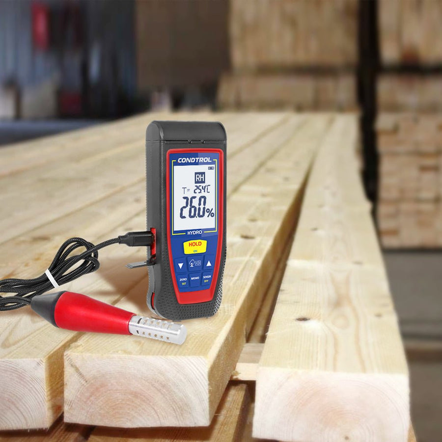 Feuchtigkeitsmessgerät CONDTROL Hydro – Zerstörungsfrei für Holz, Beton, Estrich & Gips