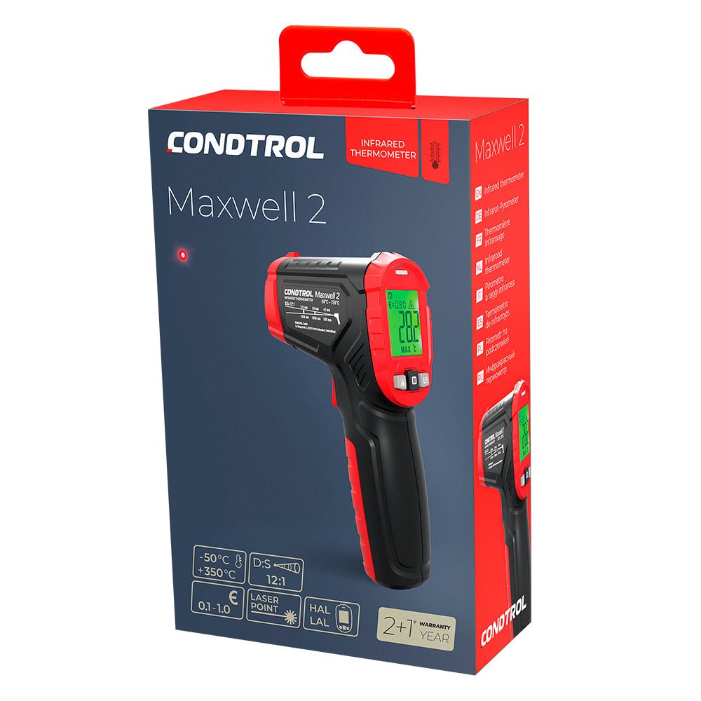 Maxwell 2 Pyrometer mit ergonomischem Griff