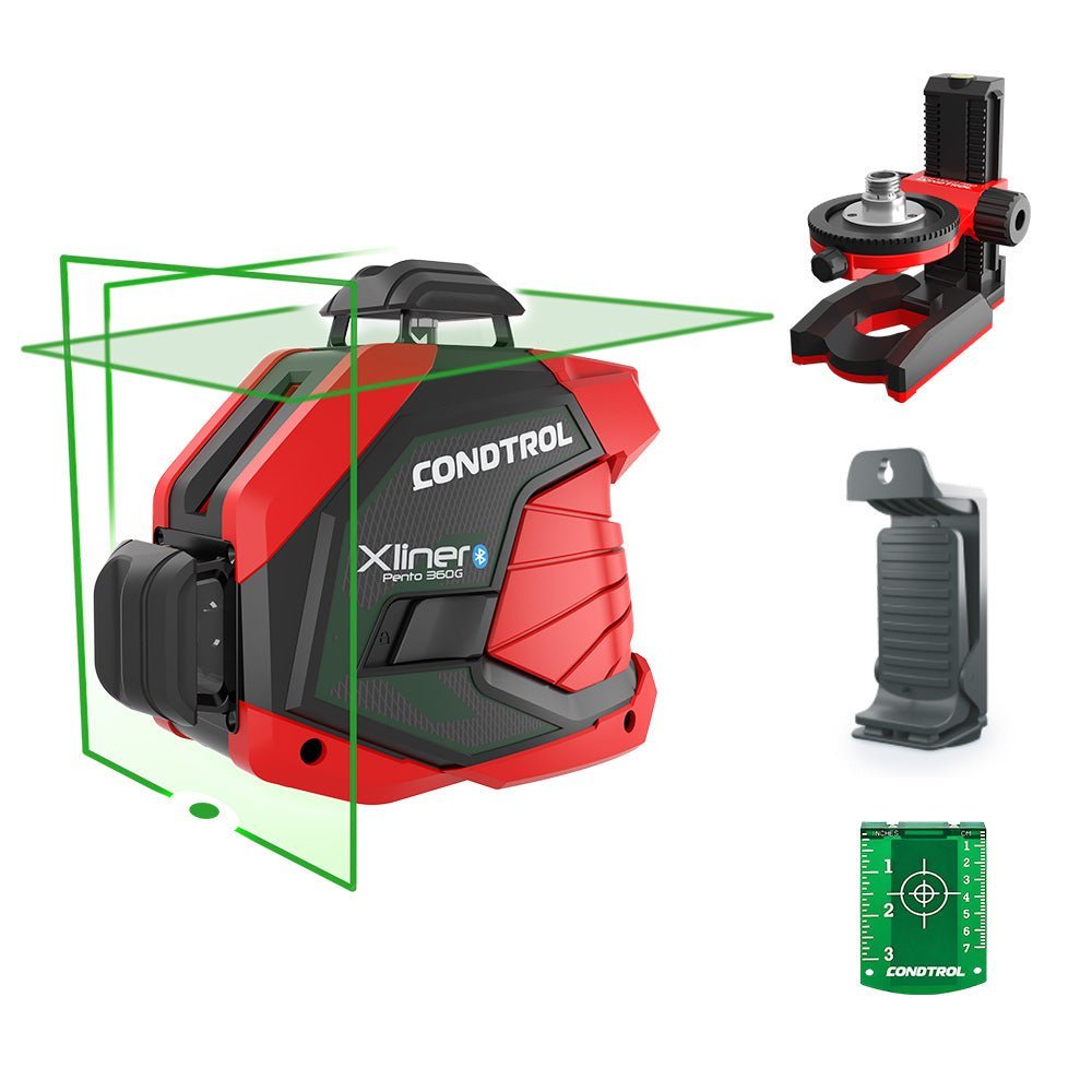 Kreuzlinienlaser CONDTROL XLiner Pento 360G Kit