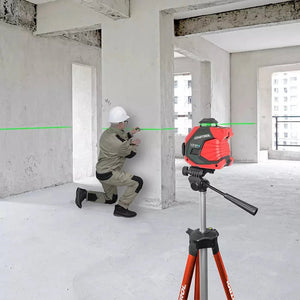 Kreuzlinienlaser CONDTROL XLiner Quattro 360G + Kurbelstativ H160