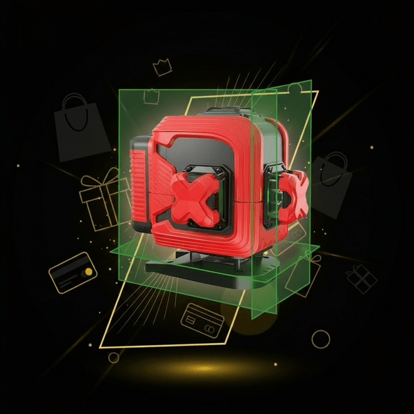 Der Kreuzlinienlaser Boden 3D: Robust & Präzise