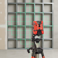 Selbstnivellierender Kreuzlinienlaser CONDTROL Progressor 1 im Einsatz – ideal für Innenausbau und Trockenbau