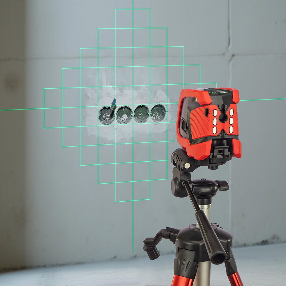 Professioneller Kreuzlinienlaser mit Projektionsfunktion – CONDTROL Progressor 1 für Handwerker und Elektriker