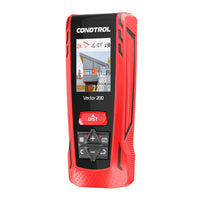 CONDTROL Vector 200 misst Raumhöhe – Laserlinie vertikal an der Wand