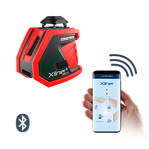 Kreuzlinienlaser-Bundle CONDTROL XLiner 360G + Stativ H140