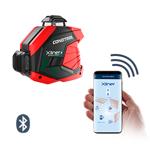 Kreuzlinienlaser XLiner Quattro 360G -  2x 360°, professional & Bluetooth App