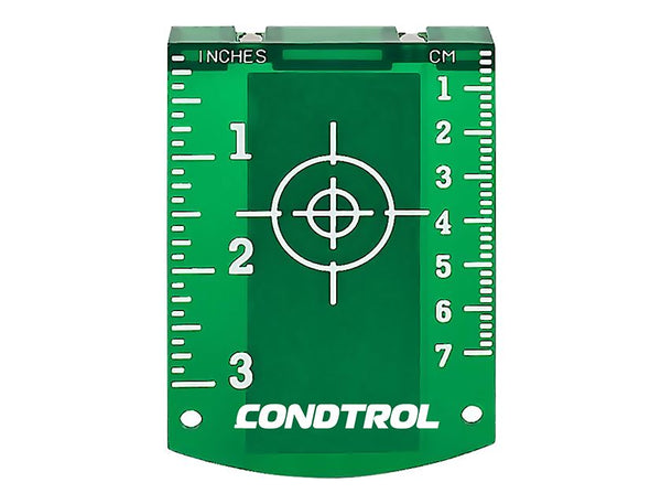 Magnetische Zieltafel CONDTROL für grüne Kreuzlinienlaser