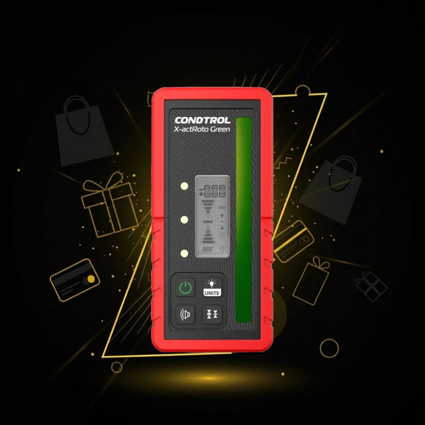 Laser-Empfänger CONDTROL X-actRoto Green für Rotationslaser mit grünem Laser