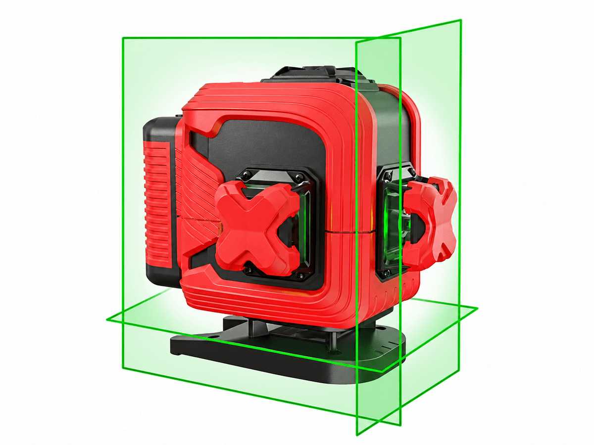 Kreuzlinienlaser CONDTROL Boden 3D mit grünem Laser