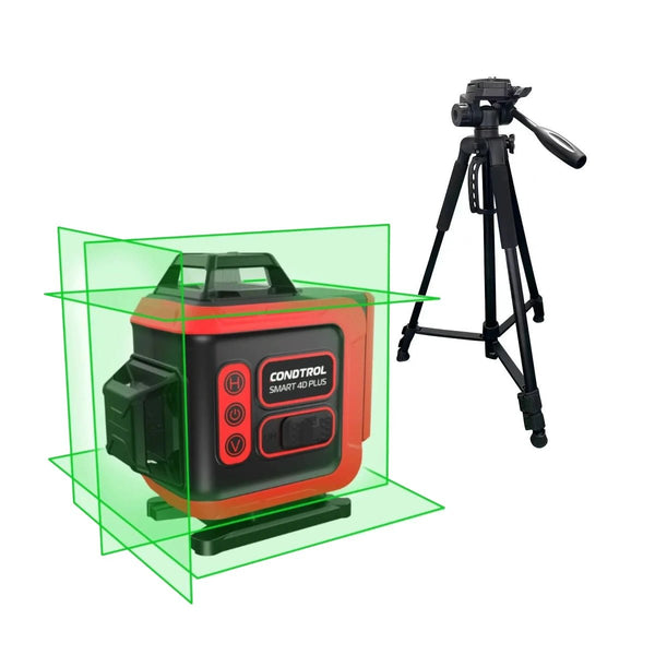 Kreuzlinienlaser-Bundle CONDTROL Smart 4D Plus + Stativ H140
