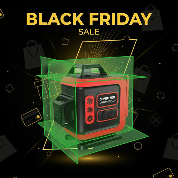 Kreuzlinienlaser Smart 4D Plus: 4x360° grüner Laser