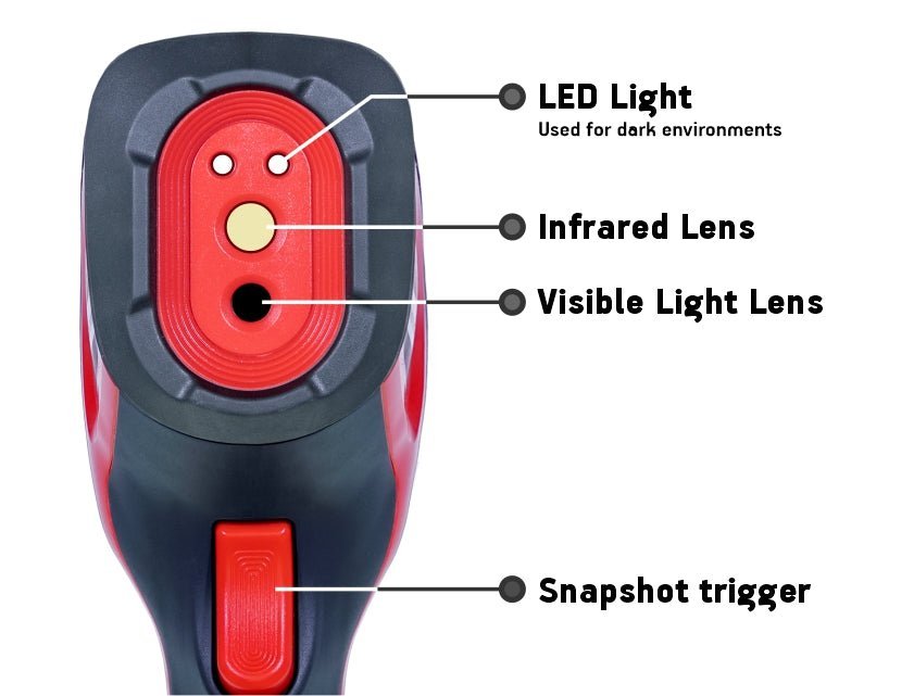 Wärmebildkamera IR-Cam3 - Messbereich von -20 °C bis 550 °C