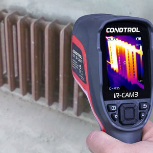 Tragbare Wärmebildkamera Condtrol IR-Cam3 mit Touchscreen-Bedienung