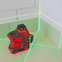 Omniliner G3D projiziert Laserlinien in Ecke