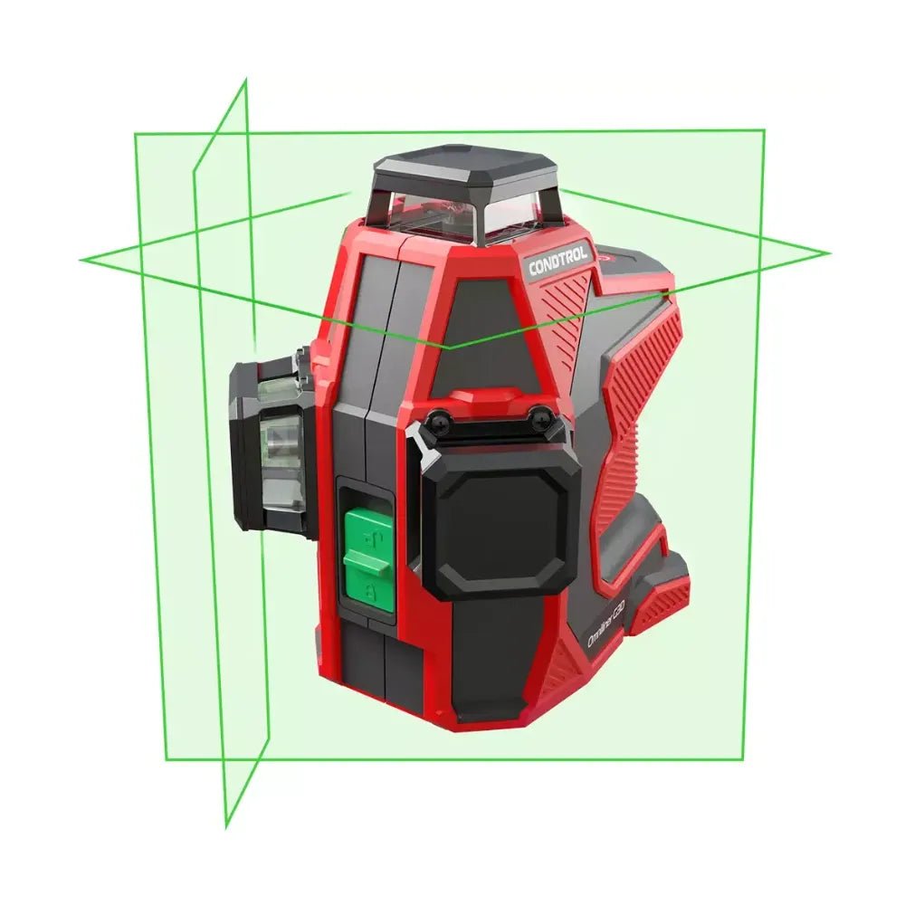 CONDTROL Omniliner G3D cross-line laser with green 3x360° laser lines