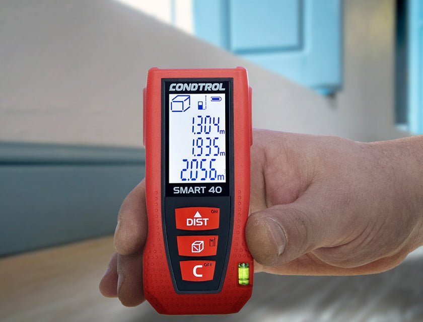 Display des CONDTROL Smart 40 Laser-Entfernungsmessers