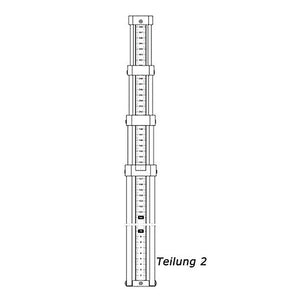 Benutzerfreundliches Design der TS5 Nivellierlatte