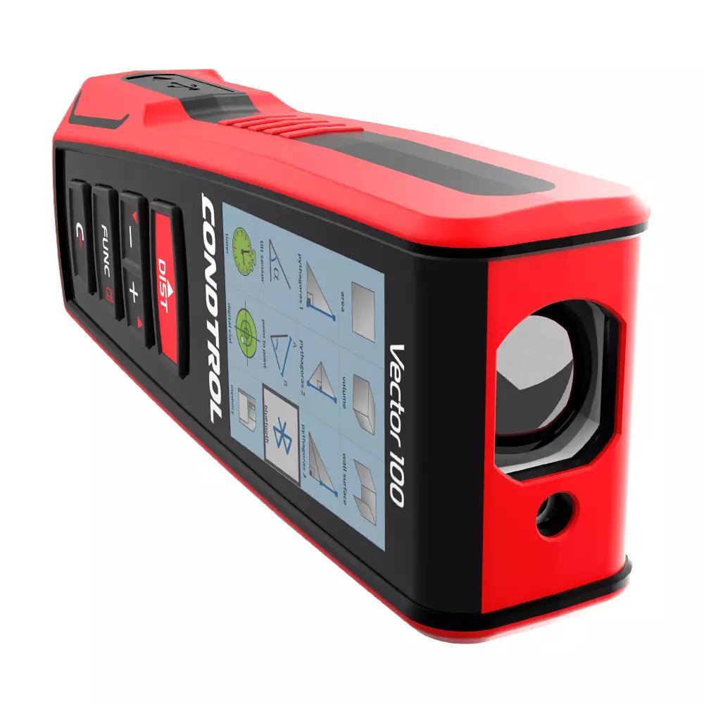 Horizontale und vertikale Streckenmessung mit dem CONDTROL Vector 100