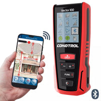 Einfache Bedienung des Laserentfernungsmessers Vector 100