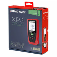 Robuster Laser-Entfernungsmesser CONDTROL XP3 Green für Baustellen