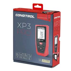 Robuster Laser-Entfernungsmesser CONDTROL XP3 Pro für Baustellen