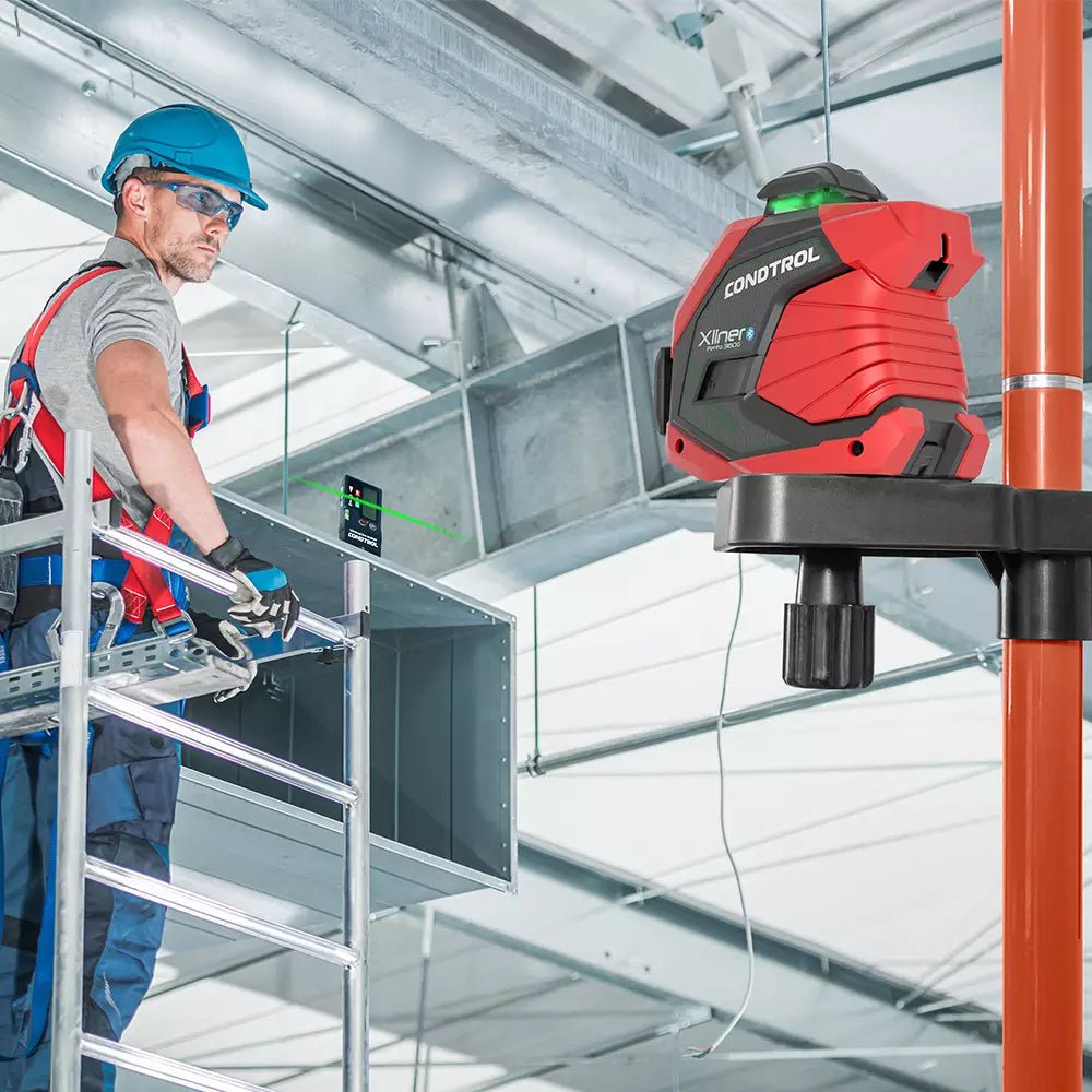 Anwendung des Xliner Pento 360G auf Baustelle