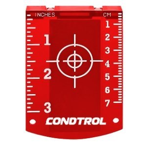 Magnetische Zieltafel für Kreuzlinienlaser (Rot)